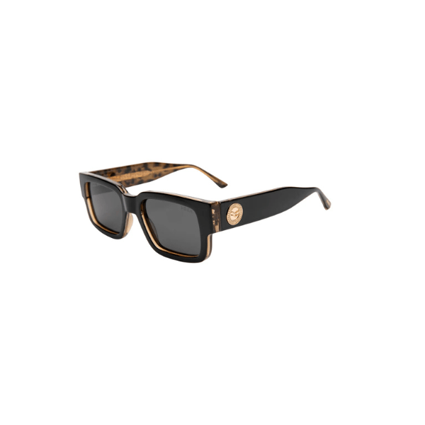 ISEA Sunglasses Cole Houshmand Sunglasses--Black Leopard/Smoke Black / Polarized