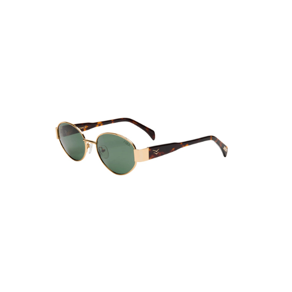 ISEA Sunglasses Lennox Sunglasses--Gold/Green Gold / Polarized / Green