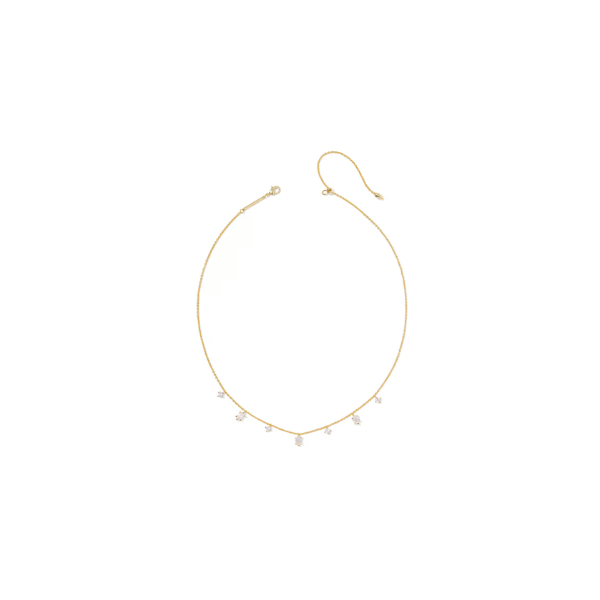 Kendra Scott Jewelry Kendra Scott Cailin Strand Gold Necklace-- White Cz Gold
