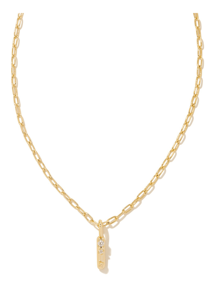 Kendra Scott Jewelry Kendra Scott Crystal Letter "I" Short Pendant Necklace