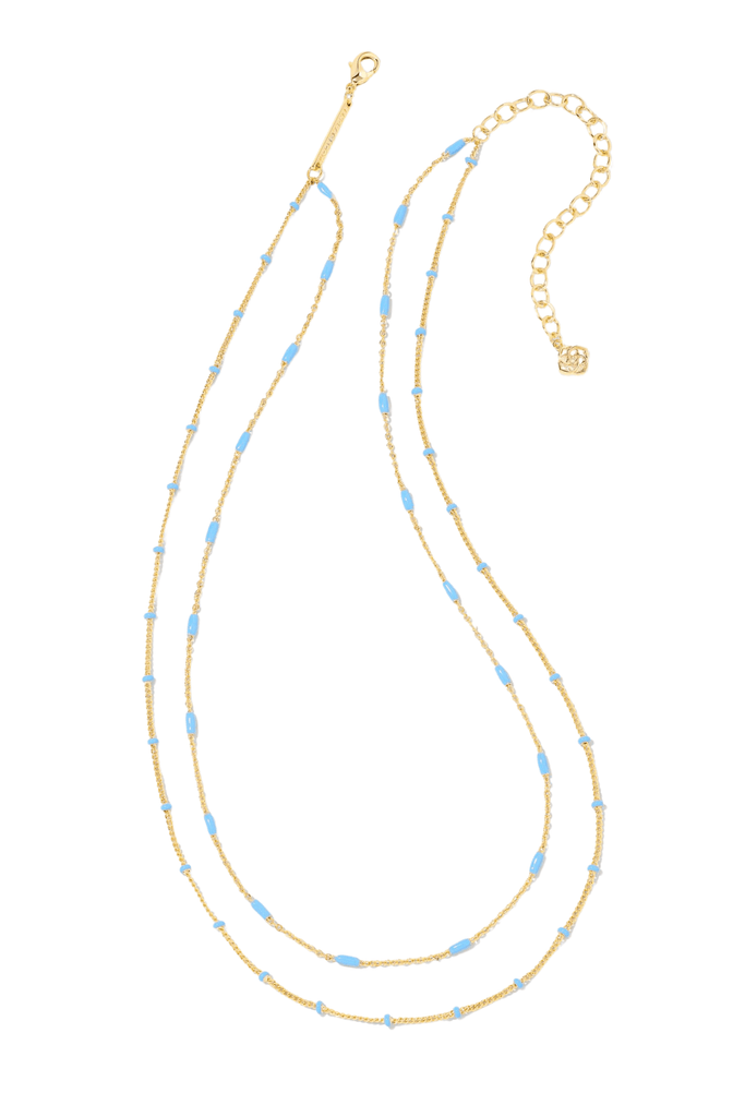 Kendra Scott Jewelry Kendra Scott Dottie Multi Strand Necklace-- Gold Periwinkle