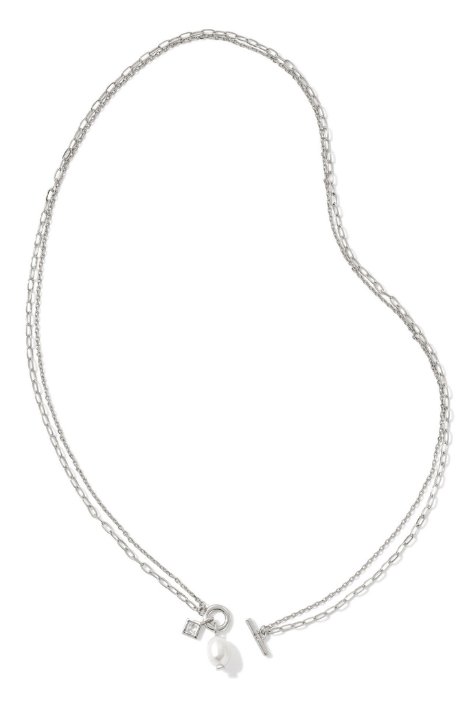 Kendra Scott Jewelry Kendra Scott Eve Chain Multi Strand Necklace Rhodium