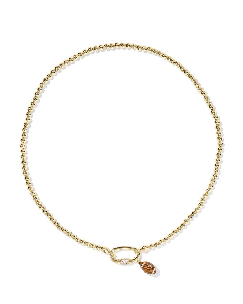 Kendra Scott Jewelry Kendra Scott Football Metal Strand Necklace -Gold Gold