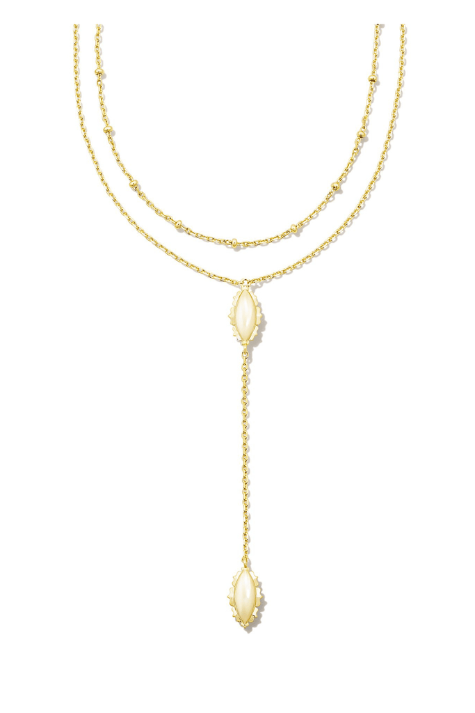 Kendra Scott Jewelry Kendra Scott Genevieve Multi Strand Y Necklace Gold