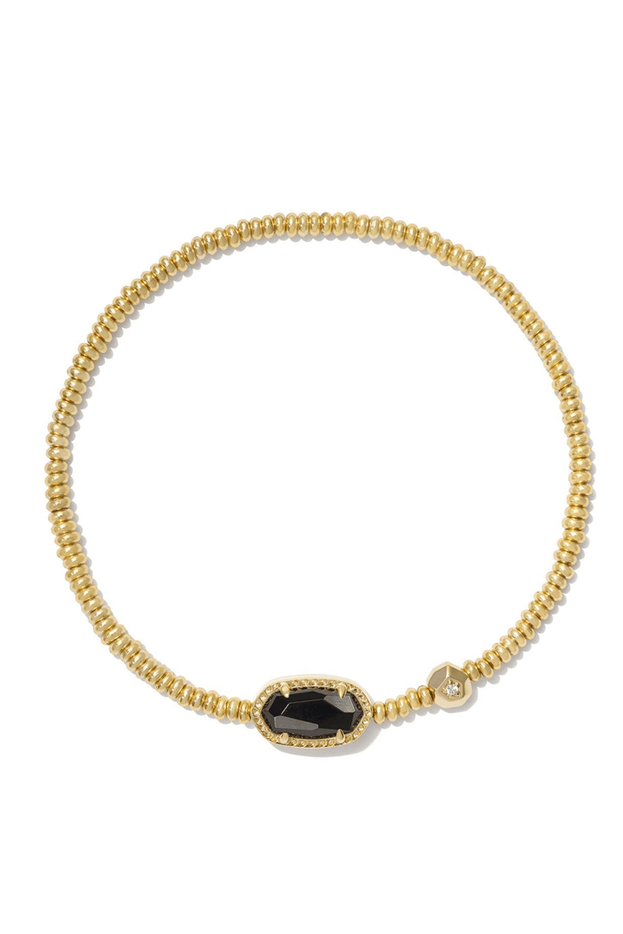 Kendra Scott Jewelry Kendra Scott Grayson Stretch Bracelet-- Gold Black Agate