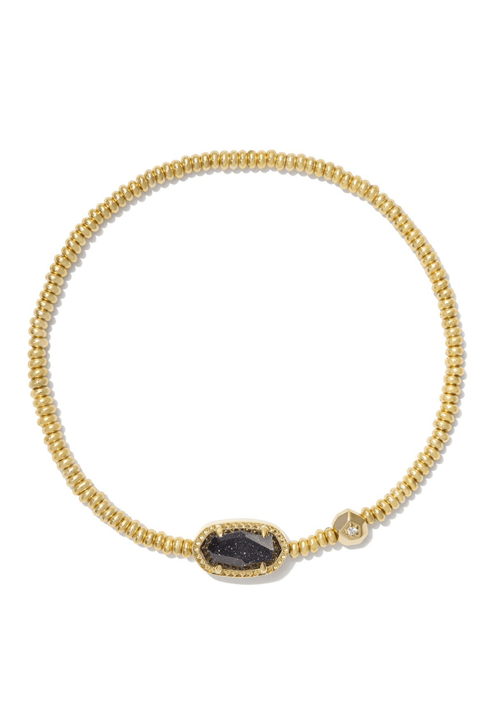Kendra Scott Jewelry Kendra Scott Grayson Stretch Bracelet-- Gold Navy Goldstone