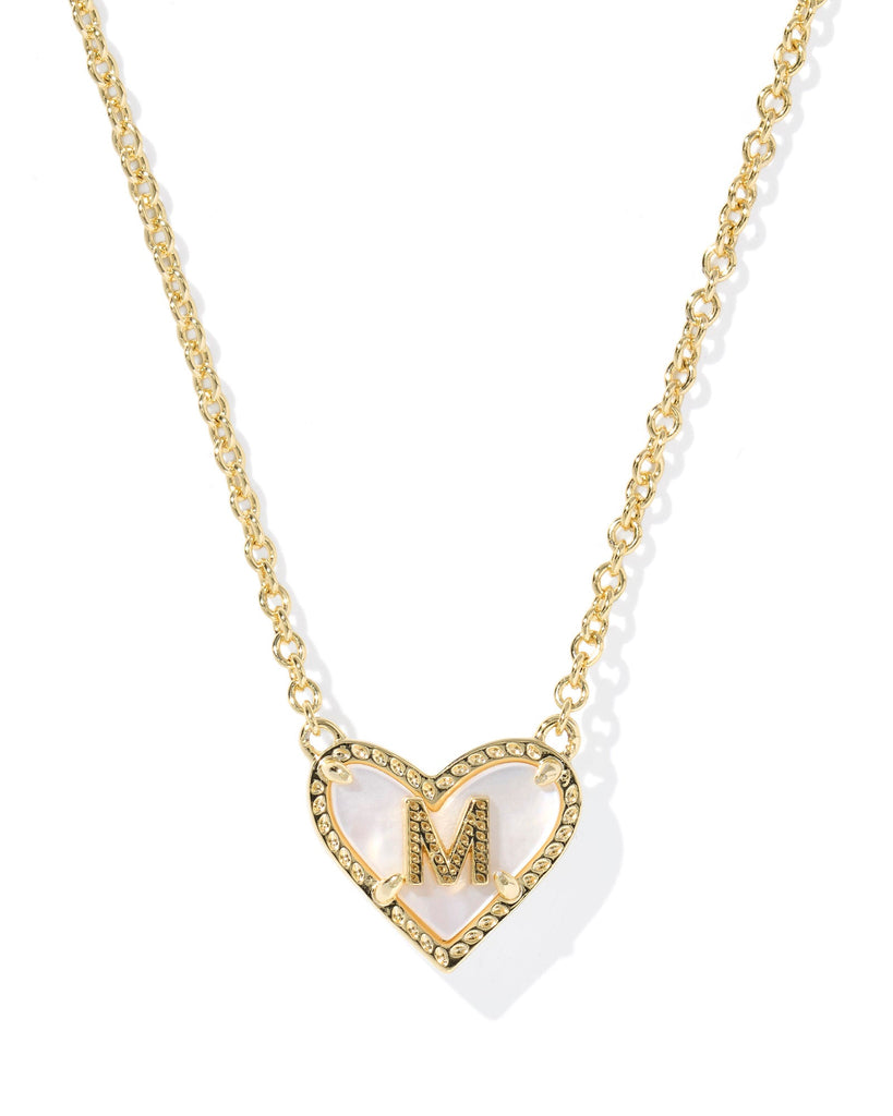 Kendra Scott Jewelry Kendra Scott Heart Letter M Pendant Necklace
