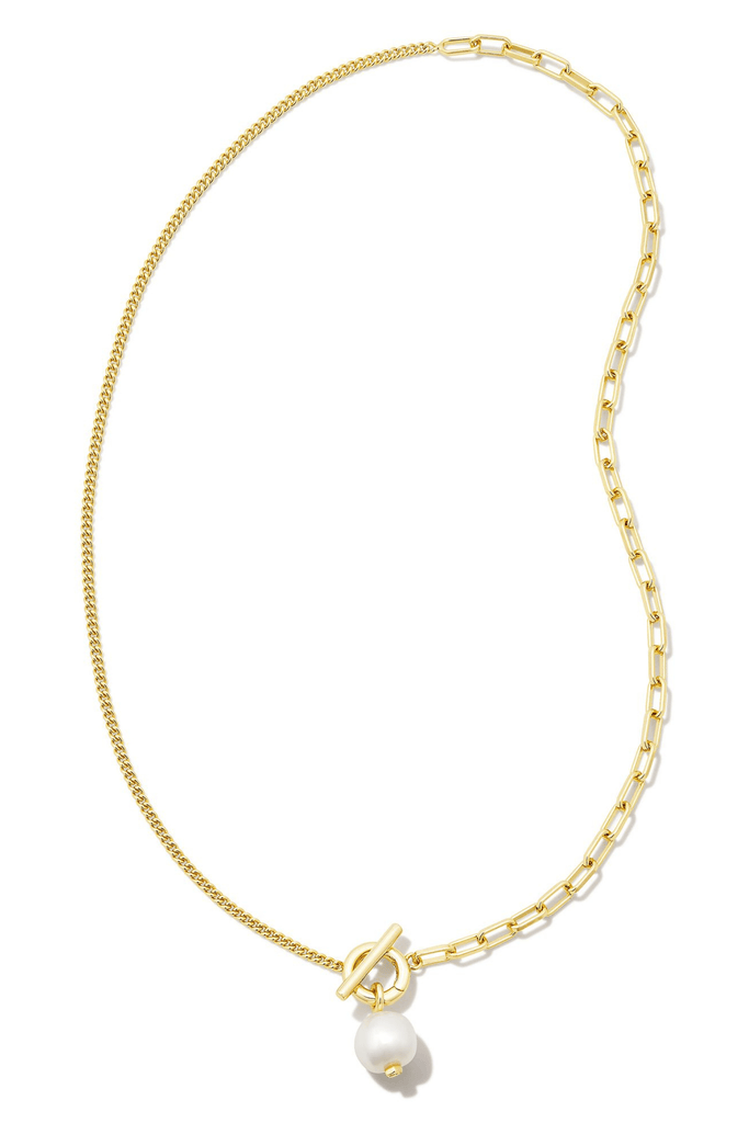 Kendra Scott Jewelry Kendra Scott Leighton Pearl Chain Necklace