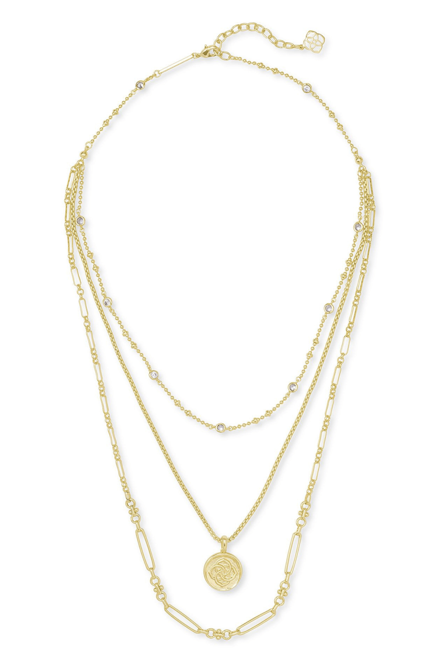 Kendra Scott - Go all in on layered chains. The latest trend, in Sterling  Silver & 18k Gold Vermeil. Shop now: https://bit.ly/2QuGDjo Elisa 18k Gold  Vermeil Pendant Necklace In Abalone: https://bit.ly/3AeyhRx Roll