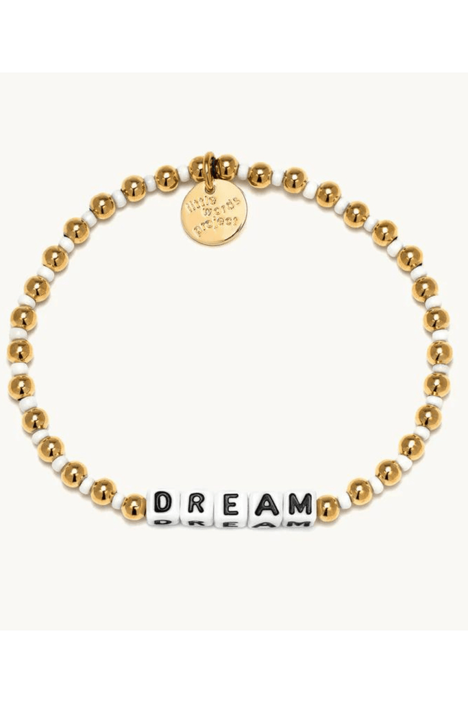 Little Words Project Jewelry Little Words Project Beaded Bracelet-- Gold Dream