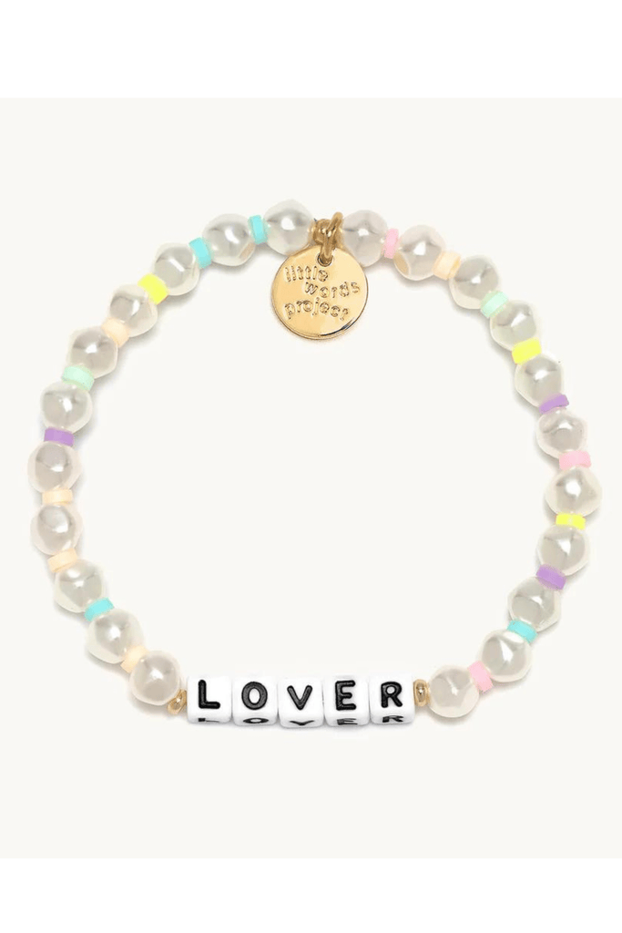 Little Words Project Jewelry Little Words Project Beaded Bracelet-- Lover