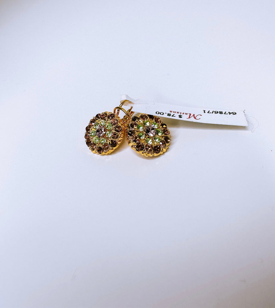 Mariana Jewelry Mariana Guardian Angel Leverback Earrings-- 4301 Gold