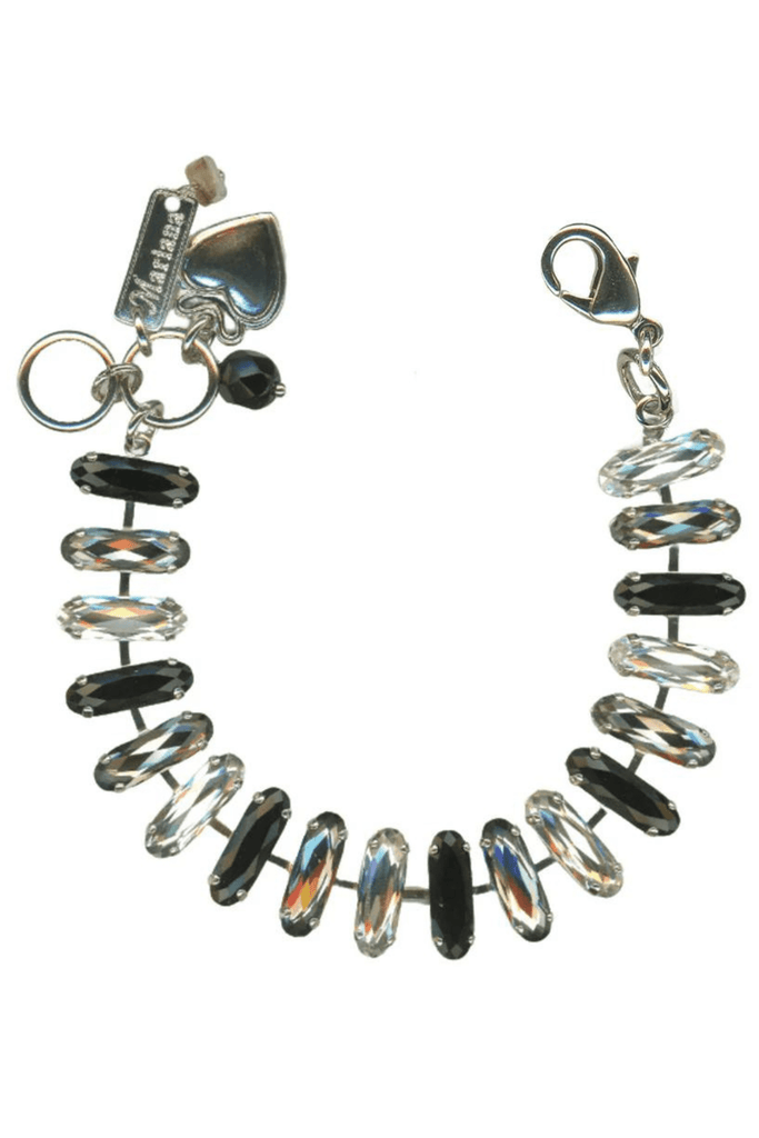Mariana Jewelry Mariana Long Oval Bracelet-- Jet Diamond