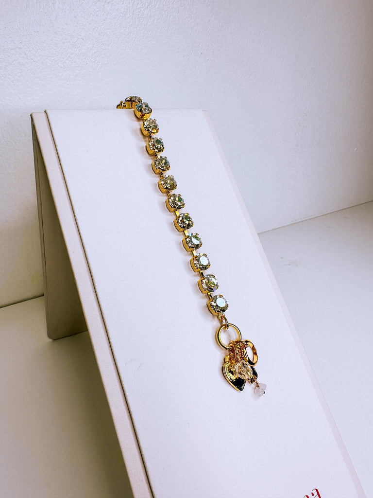 Mariana Jewelry Mariana Medium Everyday Bracelet-- Crystal Moonlight Gold