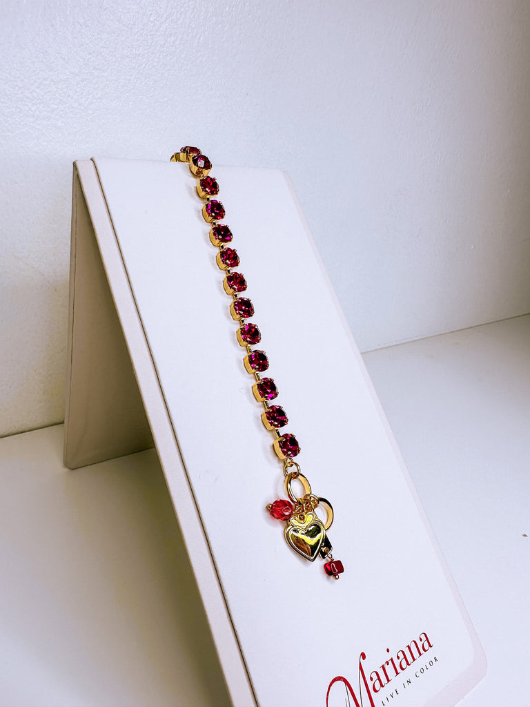 Mariana Jewelry Mariana Medium Everyday Bracelet--Fuchsia Gold
