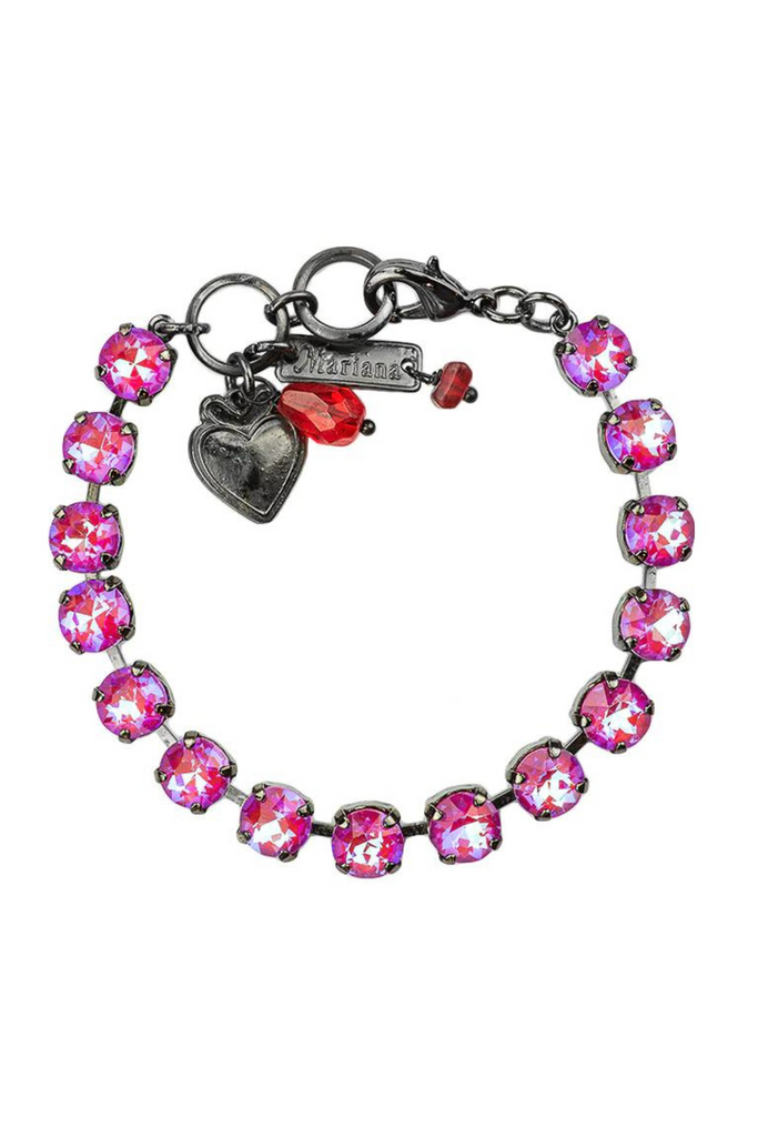 Mariana Jewelry Mariana Medium Everyday Bracelet-- Sun Kissed Blush Rhodium