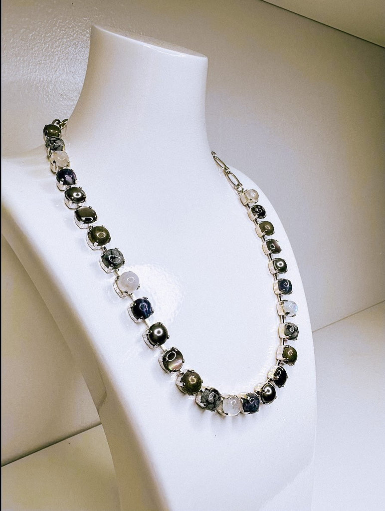 Mariana Jewelry Mariana Medium Everyday Necklace-- Nightfall Rhodium