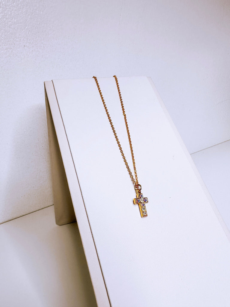 Mariana Jewelry Mariana Petite Cross Pendant-- Winds of Change Gold