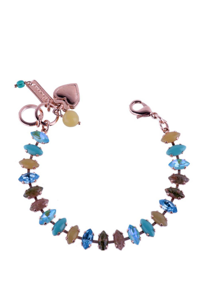 Mariana Jewelry Mariana Petite Marquise Bracelet-- Aqua Vista Gold