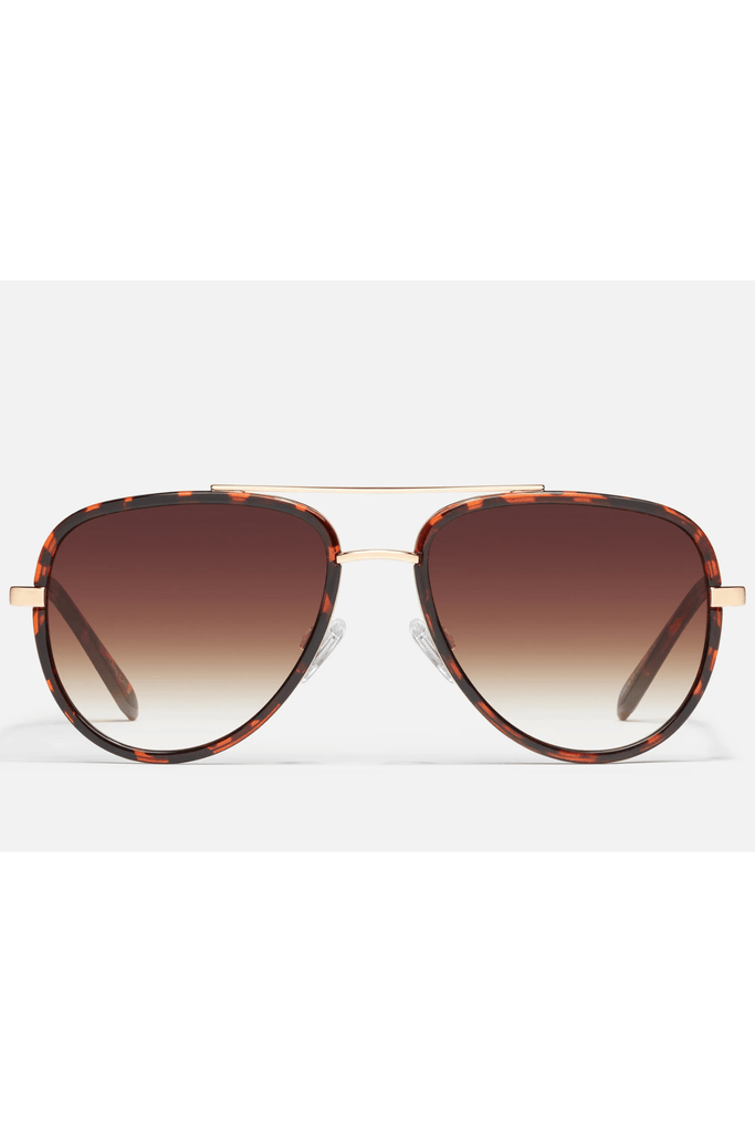 Quay Sunglasses Quay All In Medium Sunglasses-- Tortoiseshell/ Brown