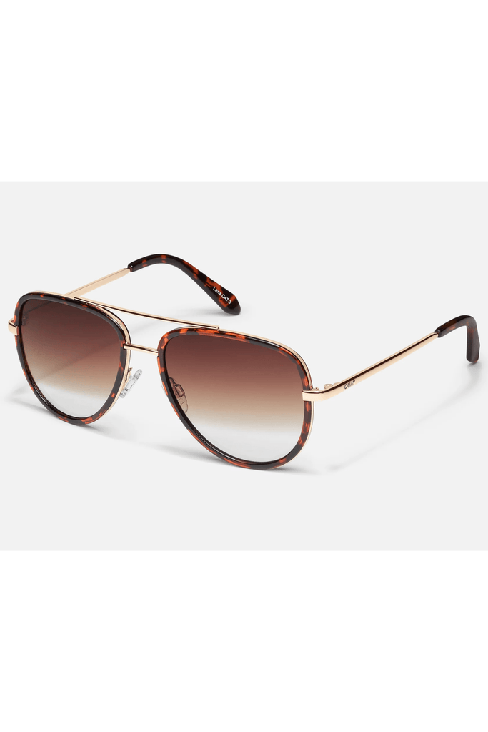 Quay Sunglasses Quay All In Mini Sunglasses-- Tortoiseshell