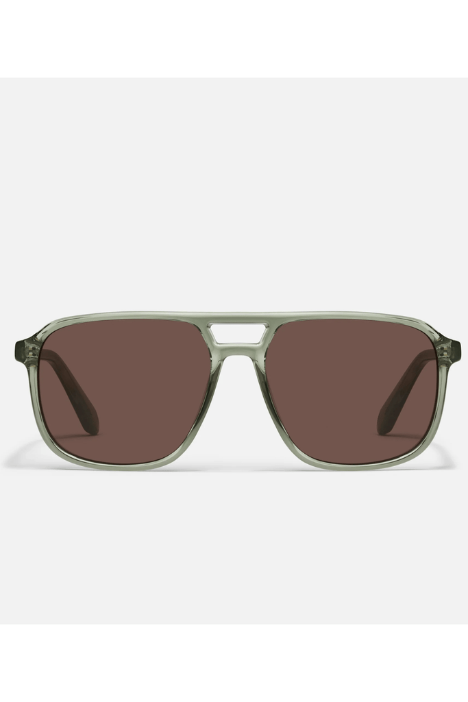 Quay Sunglasses Quay On The Fly Sunglasses-- Moss/Brown