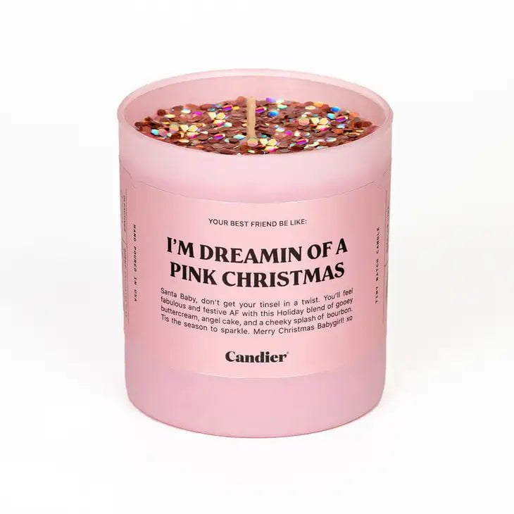 Ryan Porter Candle I'm Dreaming of a Pink Christmas Candle Pink