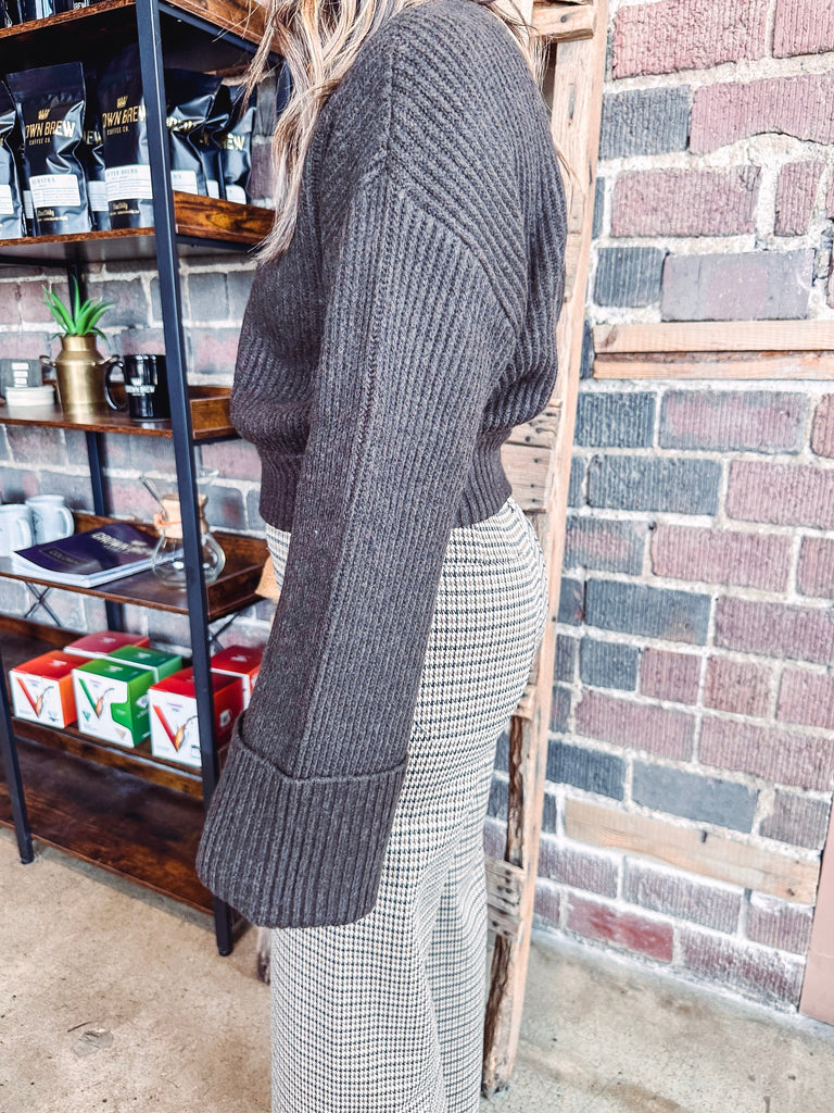 Steve Madden Sweater Steve Madden Adelade Sweater -- Dark Espresso