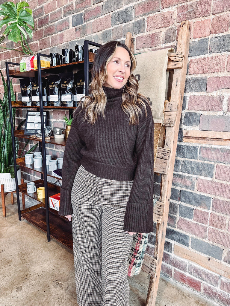 Steve Madden Sweater Steve Madden Adelade Sweater -- Dark Espresso