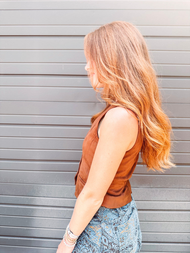 Steve Madden Vest Steve Madden Barrett Suede Vest