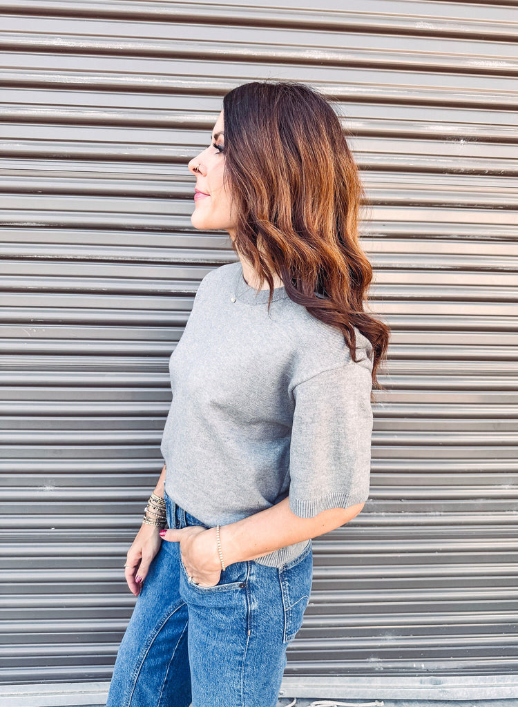 Steve Madden Sweater Steve Madden Kori Sweater-Grey Heath
