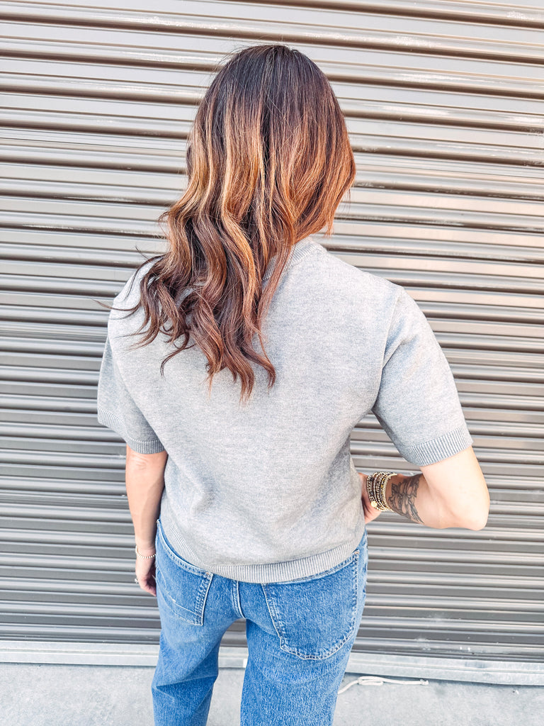 Steve Madden Sweater Steve Madden Kori Sweater-Grey Heath