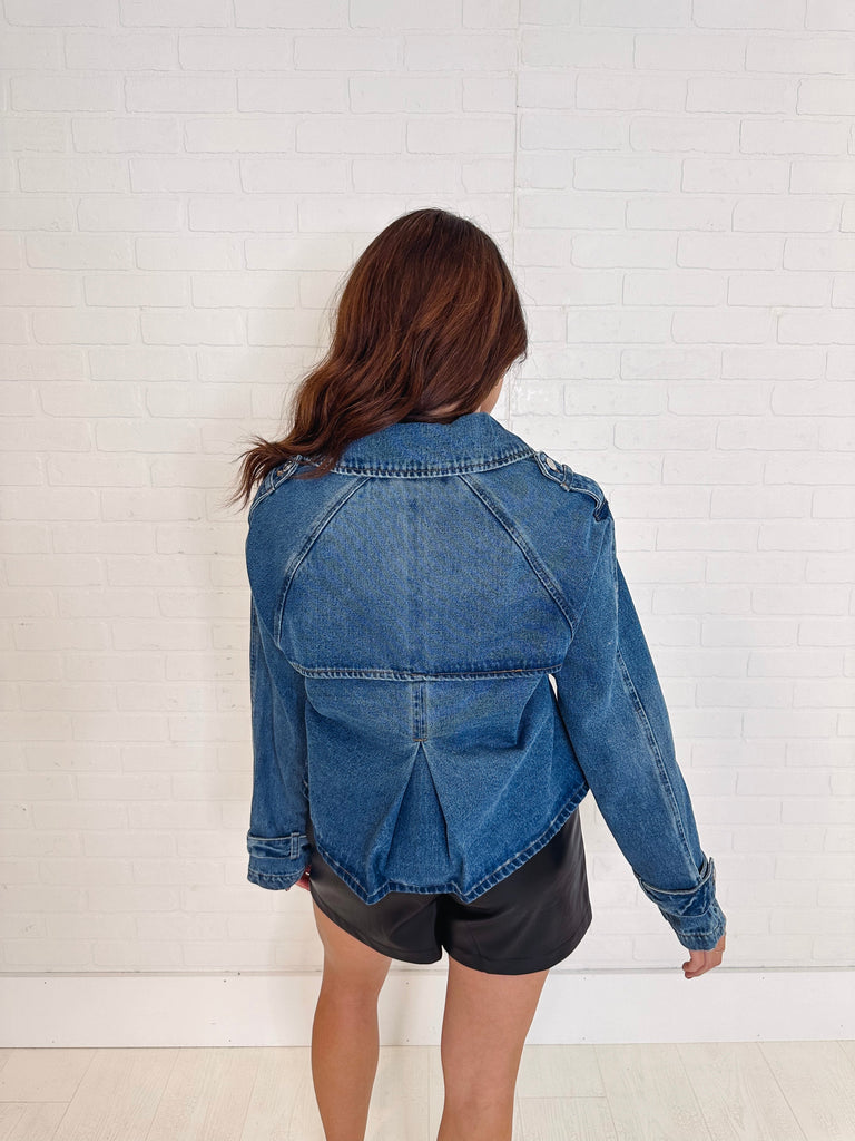 Steve Madden Jacket Steve Madden Sirius Denim Jacket