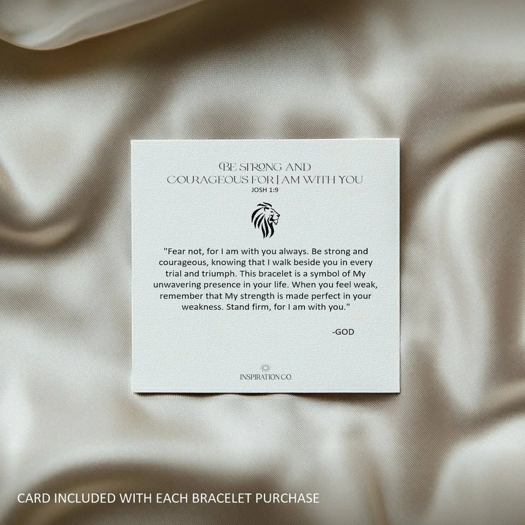 The Inspiration Co Jewelry The Inspiration Co--Be Strong ands Courageous For I Am With You Joshua 1:9