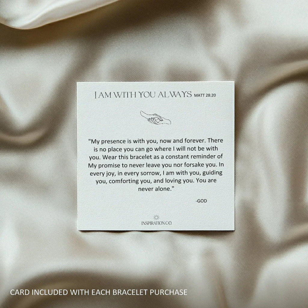 The Inspiration Co Jewelry The Inspiration Co-- I Am With You Always