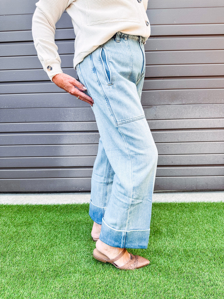 Tribal Denim Tribal Audrey Carpenter Super Straight Denim