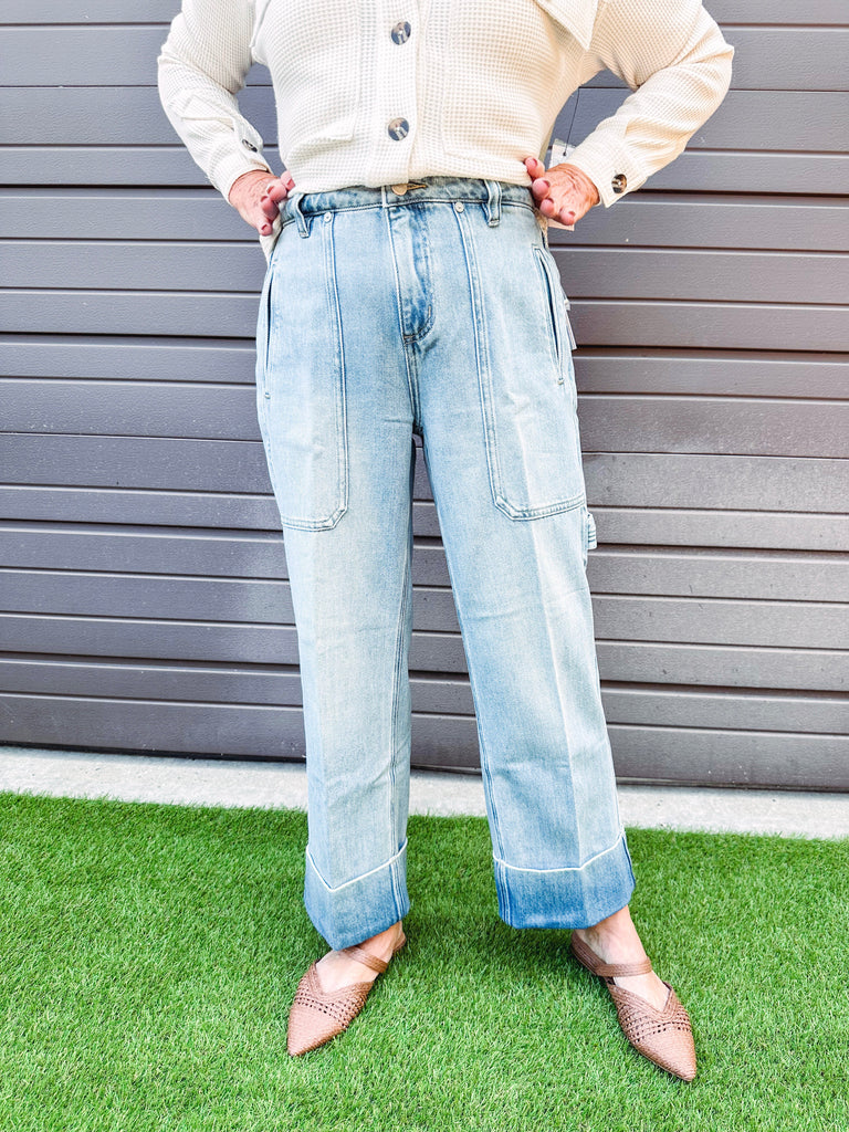 Tribal Denim Tribal Audrey Carpenter Super Straight Denim