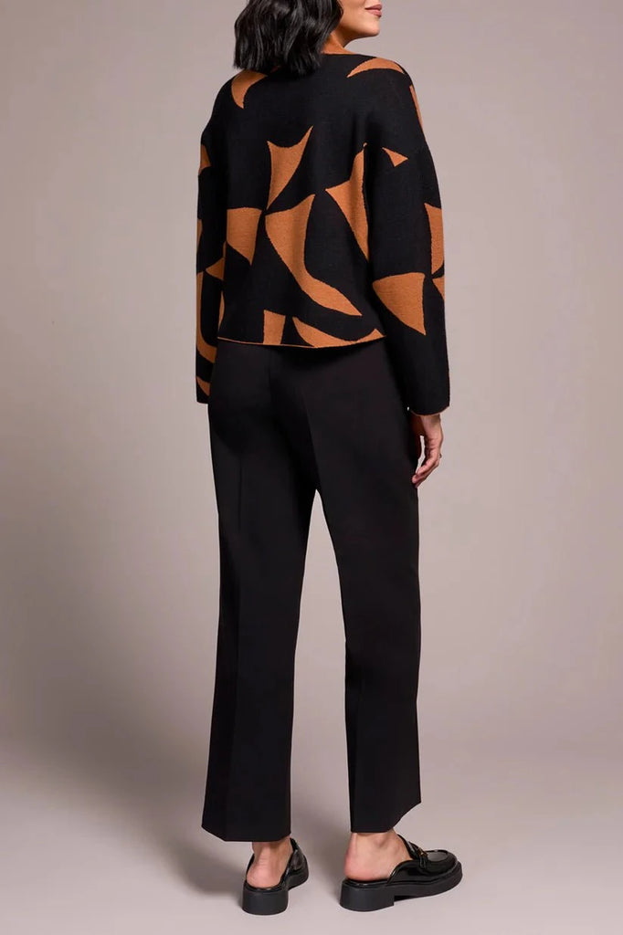 Tribal Sweater Tribal Mock Neck Sweater w/Pocket