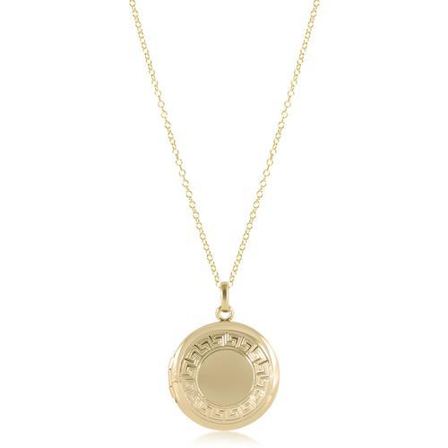 enewton Jewelry Enewton 16" Necklace Gold-Cherish Small Gold Locket 16" / Gold
