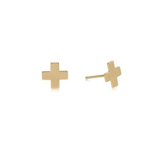 enewton Jewelry Enewton Signature Cross Stud-Gold Gold