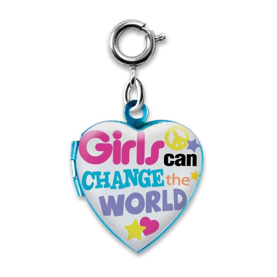 High Intencity Jewelry Girls Can Change the World Charm