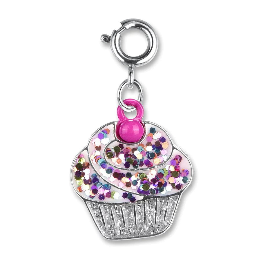 High Intencity Jewelry Glitter Cupcake Charm