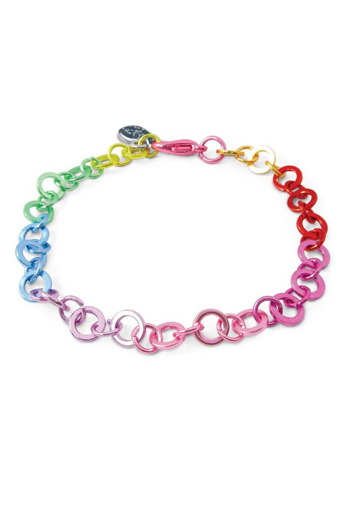High Intencity Jewelry Rainbow Chain Charm Bracelet