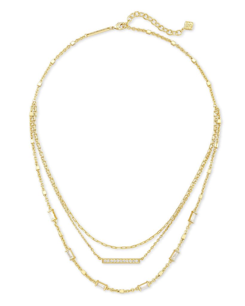 Kendra Scott Jewelry Kendra Scott Addison Multi Strand Necklace Gold Metal