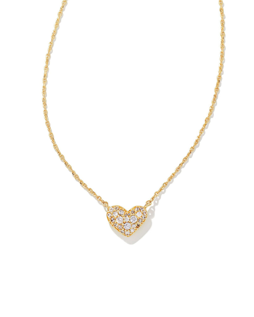 Kendra Scott Jewelry Kendra Scott Ari Pavé Crystal Heart Necklace