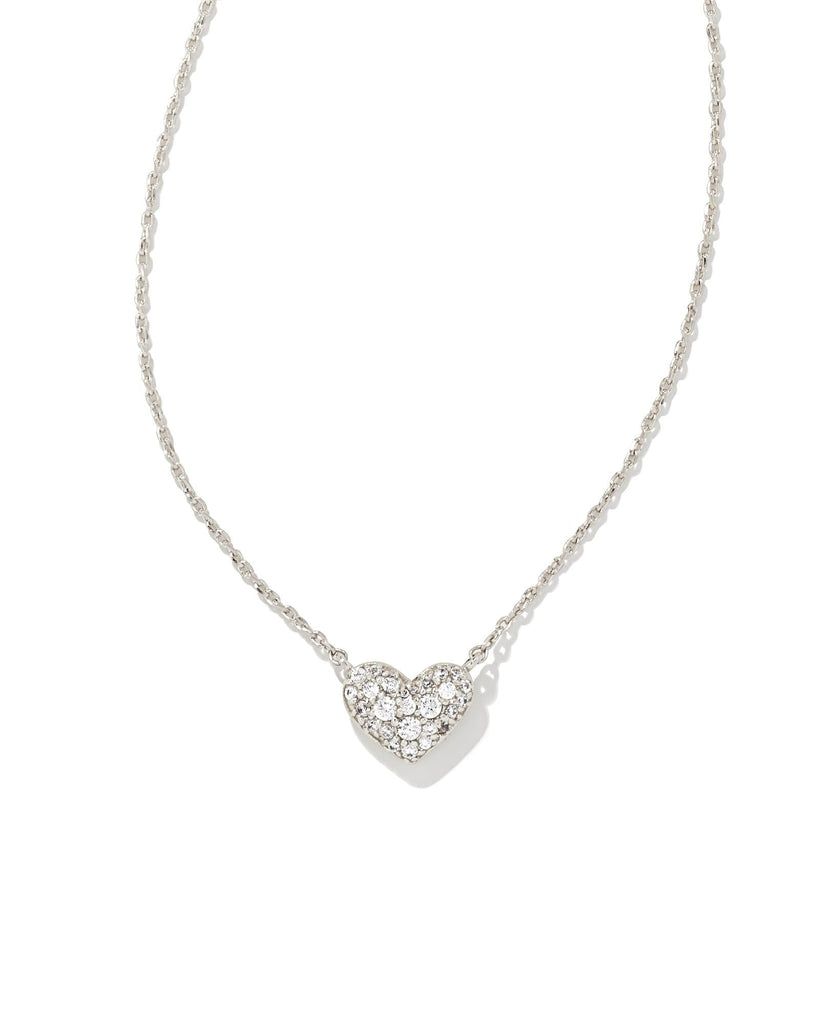 Kendra Scott Jewelry Kendra Scott Ari Pavé Crystal Heart Necklace