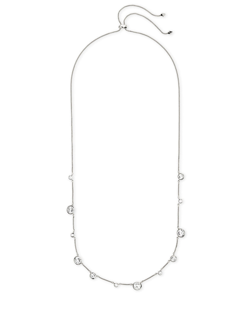 Kendra Scott Jewelry Kendra Scott Clementine Necklace Rhodium Metal