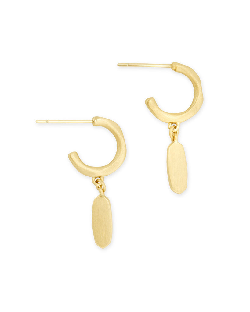 Kendra Scott Jewelry Kendra Scott Fern Huggie Earring Gold