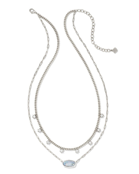 Kendra Scott Emilie Multi Strand Necklace And Earrings Gift Set in Iri •  Impressions Online Boutique