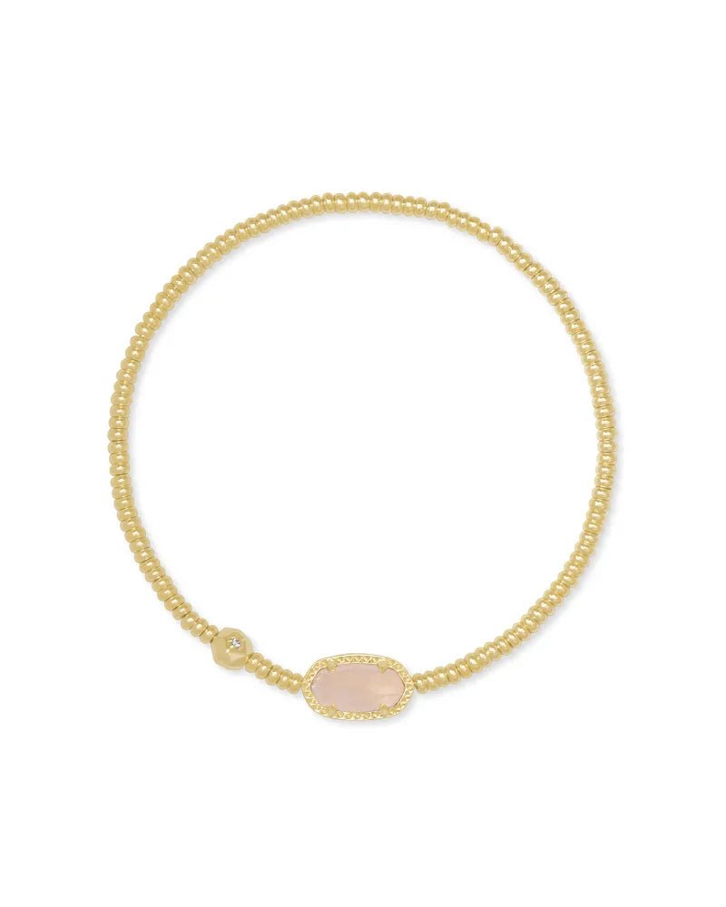 Kendra Scott Jewelry Kendra Scott Grayson Stretch Bracelet Gold Rose Quartz